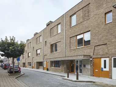 De ecologische gevelsteen Nature7 Brick B zorgt voor een stedelijke uitstraling