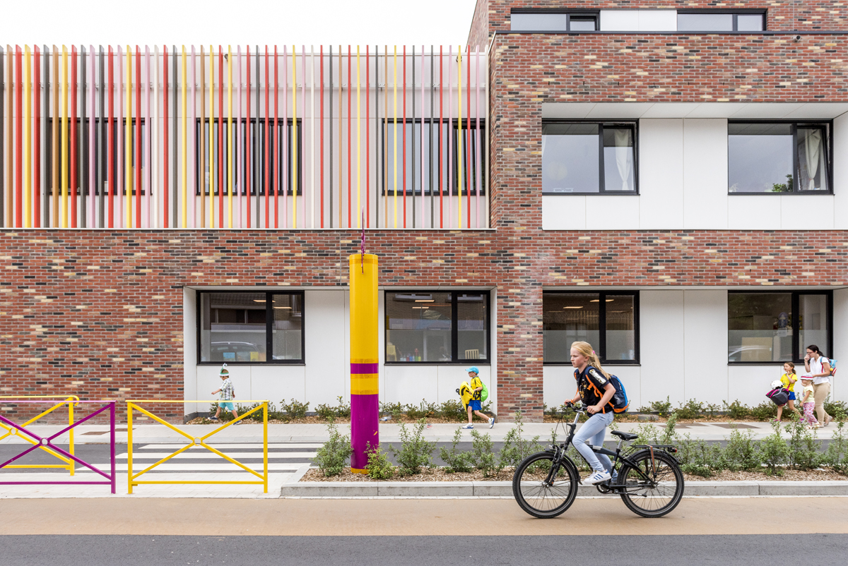 Basisschool 'De Vlieger' in Rumbeke krijgt kleurrijke make-over