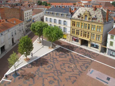 Place du marché in Roanne geeft stad opnieuw meer kleur