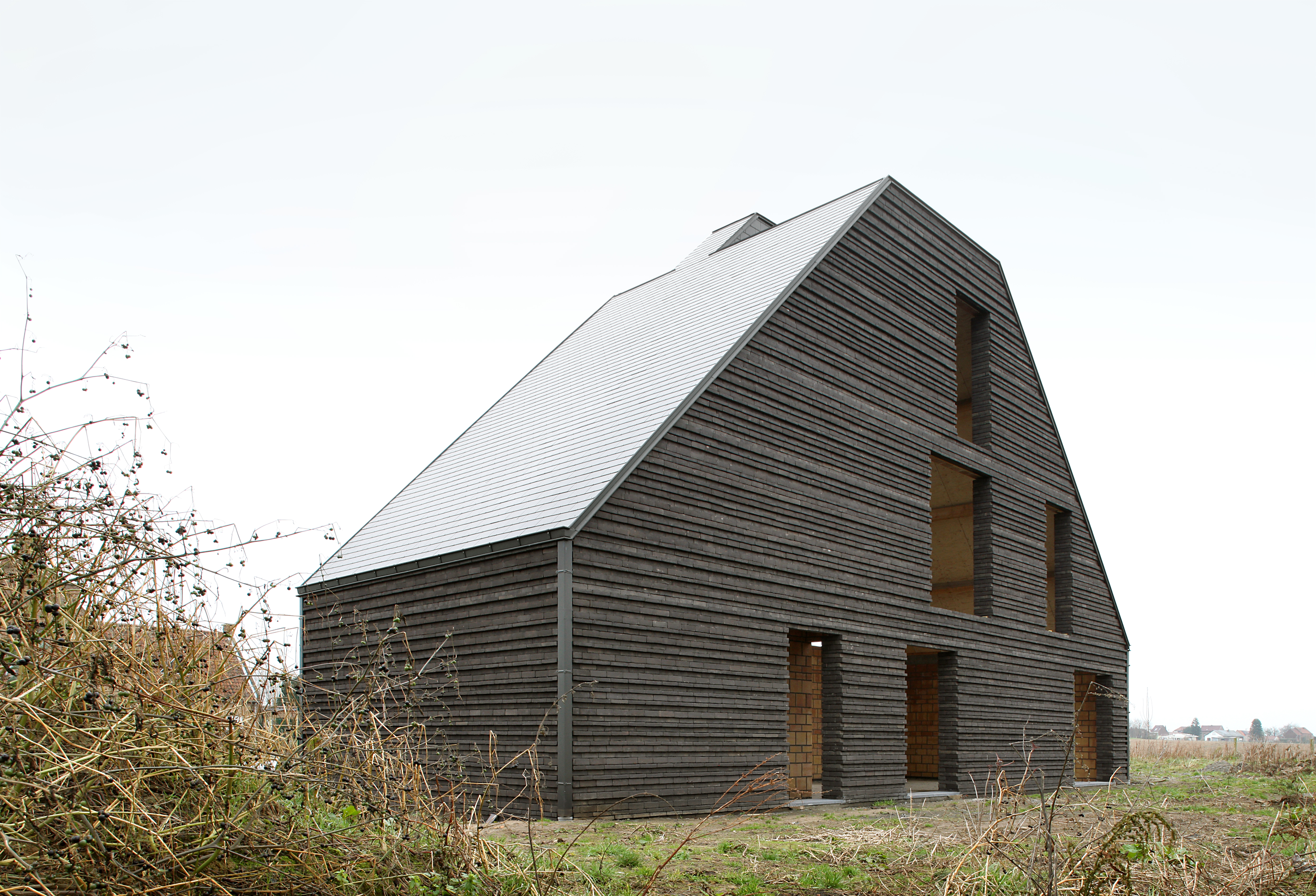 Budgetvriendelijke woning met een sterk staaltje van decoratief metselwerk