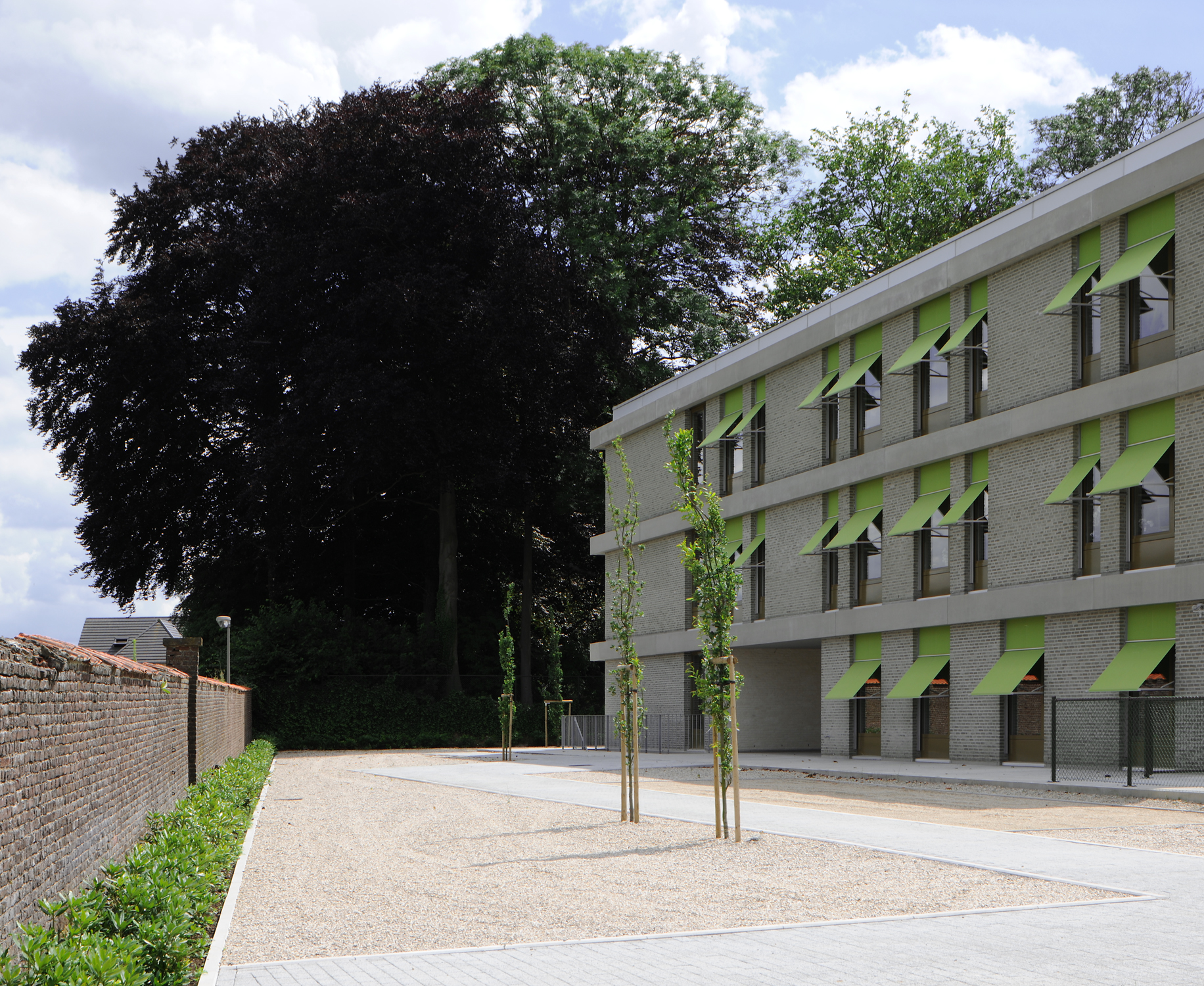 Woon- en zorgcentrum in Huise-Zingem (België), een realisatie van Sergison Bates Architects