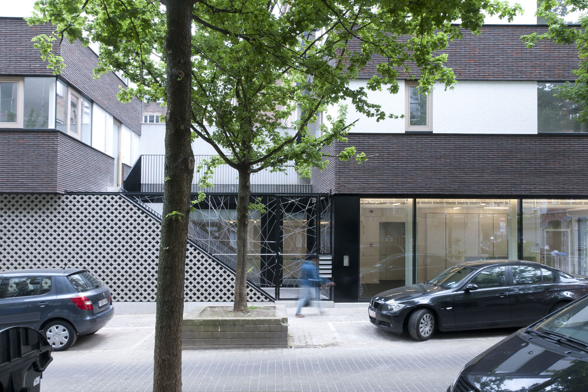 Sociaal huisvestingproject met opvallend interessante architectuur