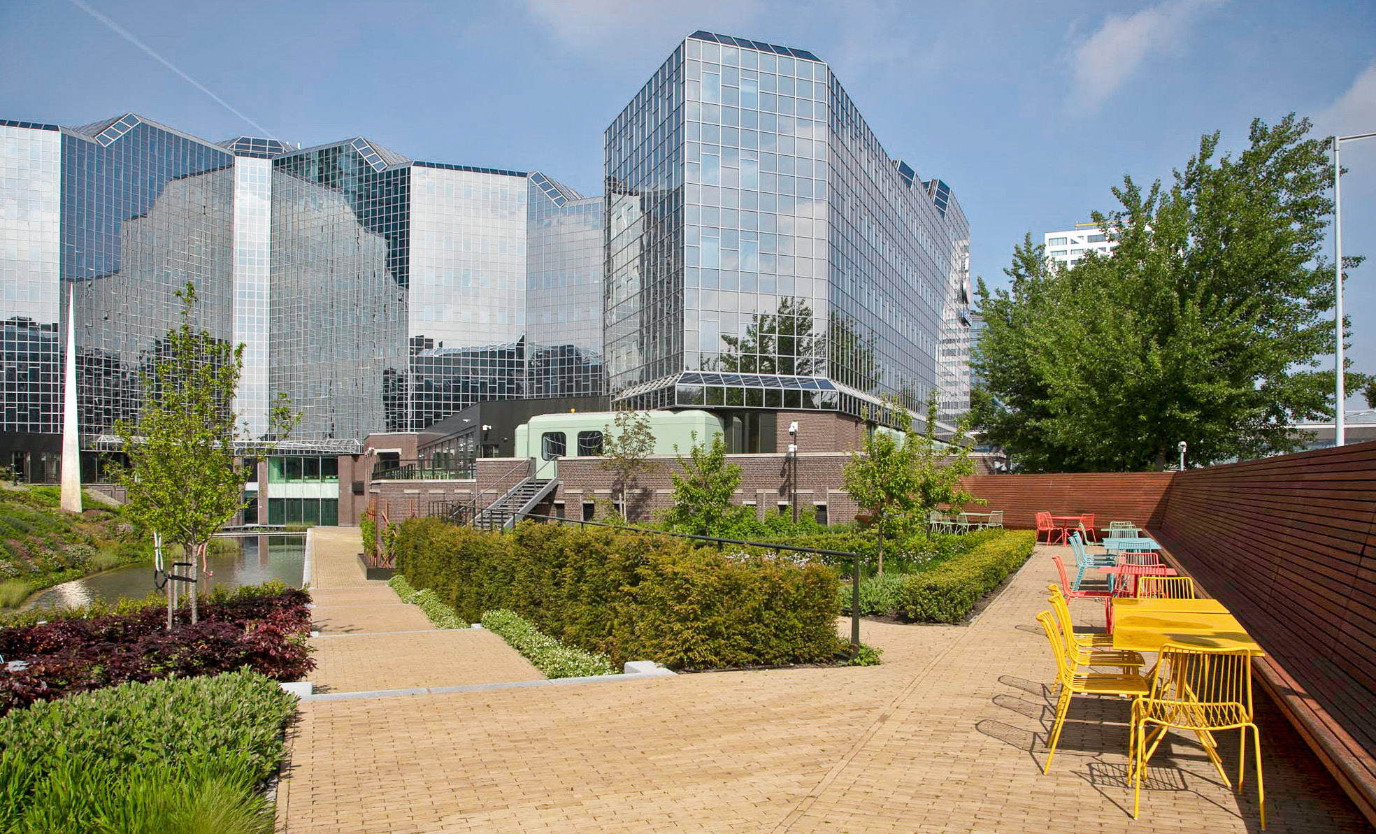 Een groen meesterwerk in het stedelijke hart van Utrecht: de rooftopgarden van Rabobank